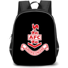 Airdrieonians Backpack School Bag StudentPack - Large Logo Football Club