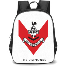 Airdrieonians Backpack School Bag StudentPack - The Diamonds Logo Poster Football Club