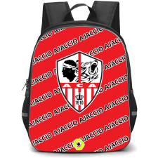 AC Ajaccio Football Club Backpack StudentPack - Ajaccio Football Club Medley Monogram Wordmark