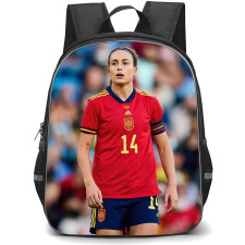 Alexia Putellas Backpack StudentPack - Alexia Putellas Spain Women's National Football Sad Portrait Euro 2022
