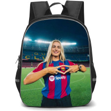 Alexia Putellas Backpack StudentPack - Alexia Putellas FC Barcelona Standing On Stadium