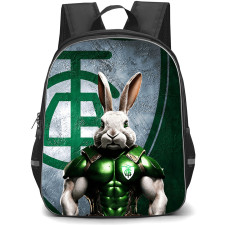 America Futebol Clube Backpack School Bag StudentPack - America Futebol Clube Rabbit Mascot with Logo Effect