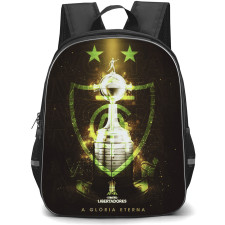 America Futebol Clube Backpack School Bag StudentPack - America Futebol Clube Trophy with Logo Light Green Effect