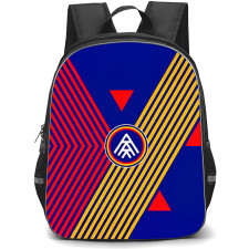 FC Andorra Backpack School Bag StudentPack - FC Andorra Logo Abstract Background Football Club