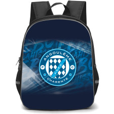 Angouleme Charente Backpack School Bag StudentPack - Logo Wordmark Background Football Club
