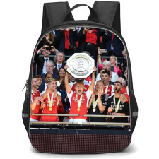 Arsenal F.C. Backpack StudentPack - Arsenal F.C. Players Winning Celebration Community Shield 2023 Champion