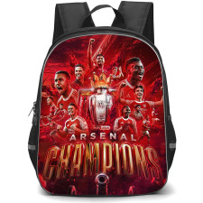 Arsenal Premier League Champion Backpack School Bag StudentPack - Arsenal Premier League Champion 2025-2026 Squad Trophy Lift Poster