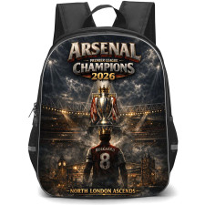 Arsenal Premier League Champion Backpack School Bag StudentPack - Arsenal Premier League Champion North London Ascends Poster