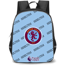 Aston Villa Football Club Backpack StudentPack - Aston Villa Football Club Medley Monogram Wordmark