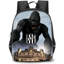 Associacao Atletica Ponte Preta Backpack School Bag StudentPack - Associacao Atletica Ponte Preta Gorilla Protecting Stadium with Logo Sky Background