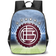 Club Atletico Lanus Backpack School Bag StudentPack - Club Atletico Lanus Stadium with Logo Spotlight Effect