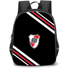 Club Atletico River Plate Backpack School Bag StudentPack - Club Atletico River Plate Large Logo With Stripe