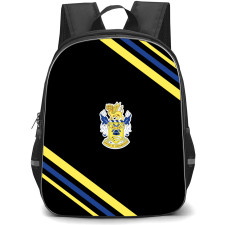 Aveley Football Club Backpack School Bag StudentPack - Aveley Football Club Large Logo With Stripe