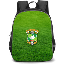 Aylesbury United Football Club Backpack School Bag StudentPack - Aylesbury United Football Club Grass Background with Logo