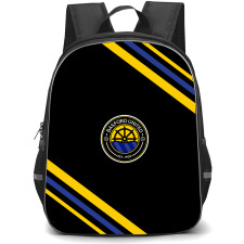 Basford United Football Club Backpack School Bag StudentPack - Basford United Football Club Large Logo With Stripe