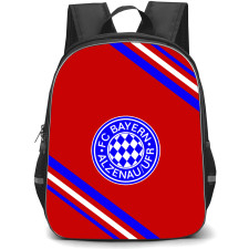 Bayern Alzenau Football Club Backpack School Bag StudentPack - Large Logo With Stripe