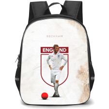 David Beckham Backpack StudentPack - David Beckham England Standing On White Background