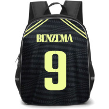 Karim Benzema Backpack StudentPack - Karim Benzema Real Madrid CF No. 9 Jersey