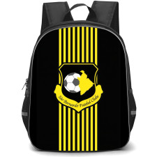 Sao Bernardo Futebol Clube Backpack School Bag StudentPack - Sao Bernardo Futebol Clube Logo with Vertical Yellow Stripe