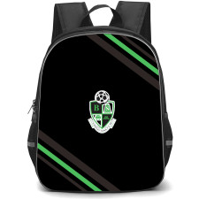 Birtley Town Football Club Backpack School Bag StudentPack - Birtley Town Football Club Large Logo With Stripe