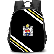 Blyth Town Football Club Backpack School Bag StudentPack - Blyth Town Football Club Large Logo With Stripe