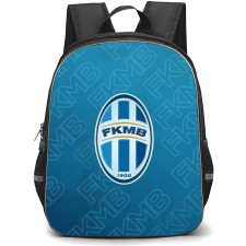 FK Mlada Boleslav Backpack School Bag StudentPack - Logo Wordmark Pattern Blue Background