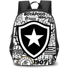 Botafogo de Futebol e Regatas Backpack School Bag StudentPack - Botafogo de Futebol e Regatas Logo with Star Crest Collage