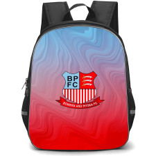 Bowers & Pitsea Football Club Backpack School Bag StudentPack - Bowers & Pitsea Football Club Logo with Gradient Red Background