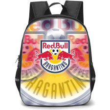 Red Bull Bragantino Backpack School Bag StudentPack - Red Bull Bragantino Logo with Blur Effect Background