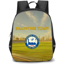 National League Braintree Town Backpack School Bag StudentPack - Large Logo Stadium Background