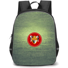 Bridlington Town Football Club Backpack School Bag StudentPack - Bridlington Town Football Club With Logo Green Grass Background