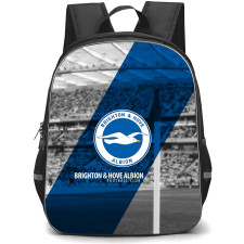 Brighton & Hove Albion F.C. Backpack StudentPack - Brighton & Hove Albion F.C. Logo Stripe Background