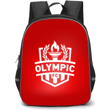 Brisbane Olympic Football Club Backpack School Bag StudentPack - Logo In Red Background