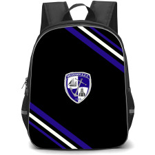 Brixham Association Football Club Backpack School Bag StudentPack - Brixham Association Football Club Large Logo With Stripe