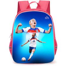Chloe Kelly Backpack StudentPack - Chloe Kelly 18 Shouting BBC Sport Blue Background Poster