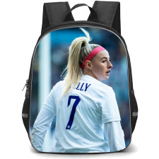 Chloe Kelly Backpack StudentPack - Chloe Kelly 7 England Women's National Football Standing Back Poster