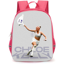 Chloe Kelly Backpack StudentPack - Chloe Kelly Legend Running And Showing Her Jersey On Gray Background