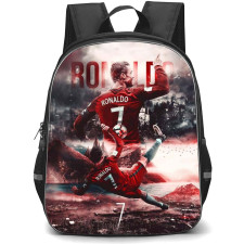 Cristiano Ronaldo Backpack StudentPack - Cristiano Ronaldo 7 Manchester United Signature Shoot Poster