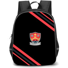 Cambridge City Football Club Backpack School Bag StudentPack - Cambridge City Football Club Large Logo With Stripe