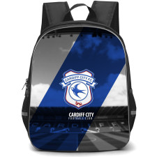 Cardiff City F.C. Backpack StudentPack - Cardiff City F.C. Logo Stripe Background