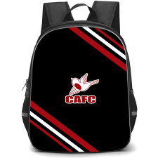 Carshalton Athletic Football Club Backpack School Bag StudentPack - Carshalton Athletic Football Club Large Logo With Stripe
