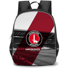 Charlton Athletic F.C. Backpack StudentPack - Charlton Athletic F.C. Logo Stripe Background