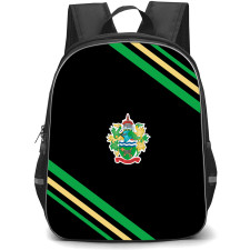 Chertsey Town Football Club Backpack School Bag StudentPack - Chertsey Town Football Club Large Logo With Stripe
