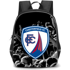 EFL League Two Chesterfield Backpack School Bag StudentPack - Large Logo Grayscale Background