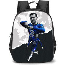 Ben Chilwell Backpack StudentPack - Ben Chilwell Chelsea F.C. Winning Signature Celebration Grayscale Poster
