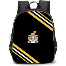 Clitheroe Football Club Backpack School Bag StudentPack - Clitheroe Football Club Large Logo With Stripe