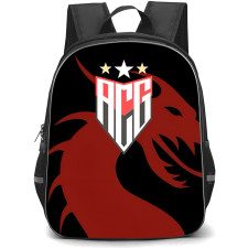 Atletico Clube Goianiense Backpack School Bag StudentPack - Atletico Clube Goianiense Logo with Red Dragon Effect