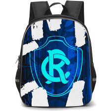 Clube do Remo Backpack School Bag StudentPack - Clube do Remo Logo with White Brushstrokes Blue Effect