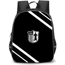 Corby Town Football Club Backpack School Bag StudentPack - Corby Town Football Club Large Logo With Stripe