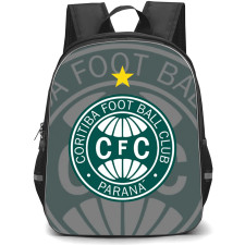 Coritiba FootBall Club Backpack School Bag StudentPack - Coritiba FootBall Club Small and Large Logo Effect